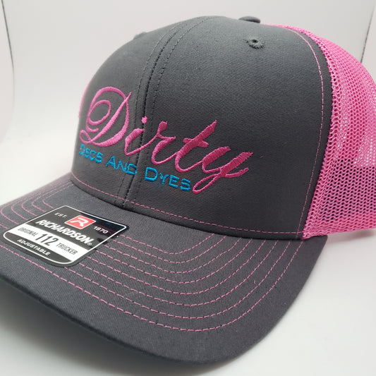 Dirty Discs And Dyes Embroidered Trucker Hat