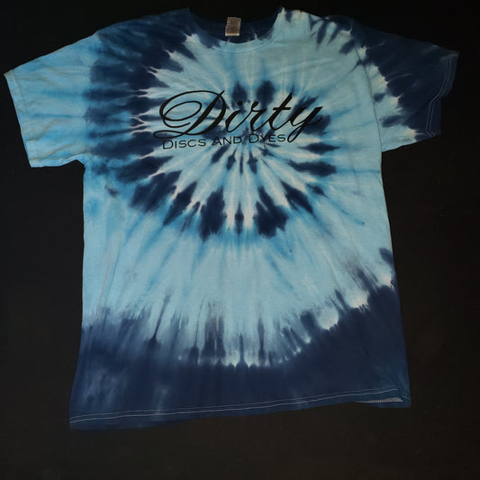 Dirty Discs And Dyes Mens Tie Dye Spiral