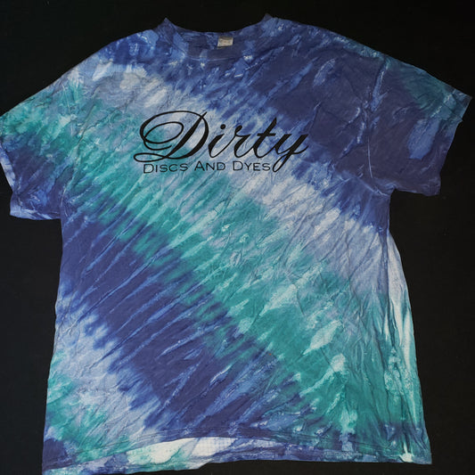 Dirty Discs and Dyes Mens Tie Dye