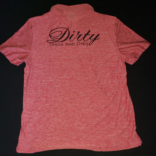Dirty Discs and Dyes Mens Polo.